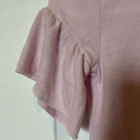 NWT, Chaser, Girls, Cozy Knit Peplum Sleeve Top - Picture 5 of 8